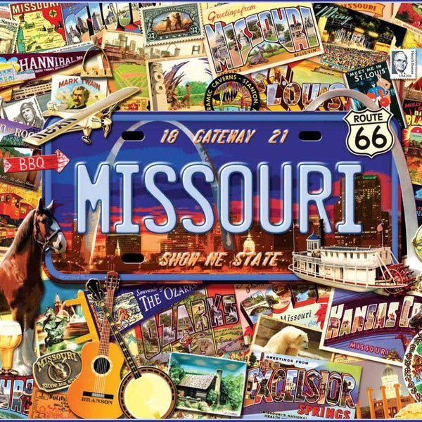 Sunsout Missouri : The 'Show Me' State - Kate Ward Thacker Jigsaw Puzzle (1000 Pieces)
