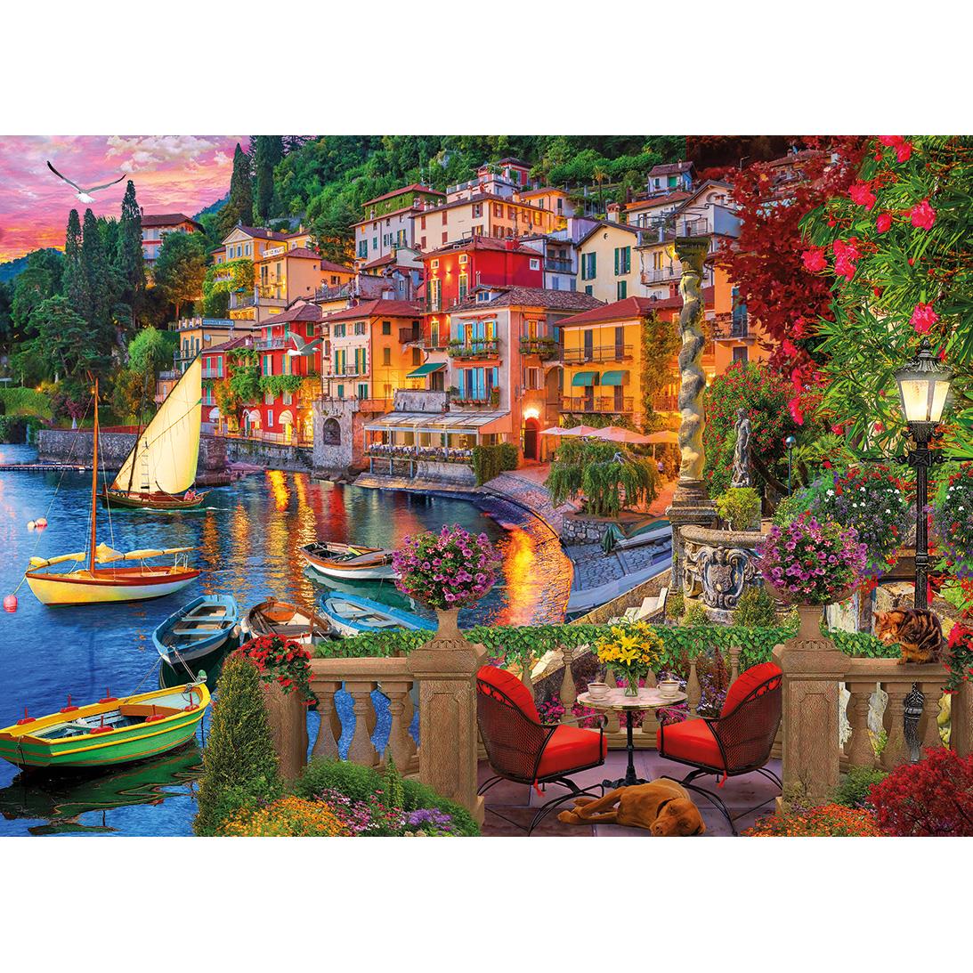 Gibsons Lake Como Jigsaw Puzzle (1000 Pieces) – PDK