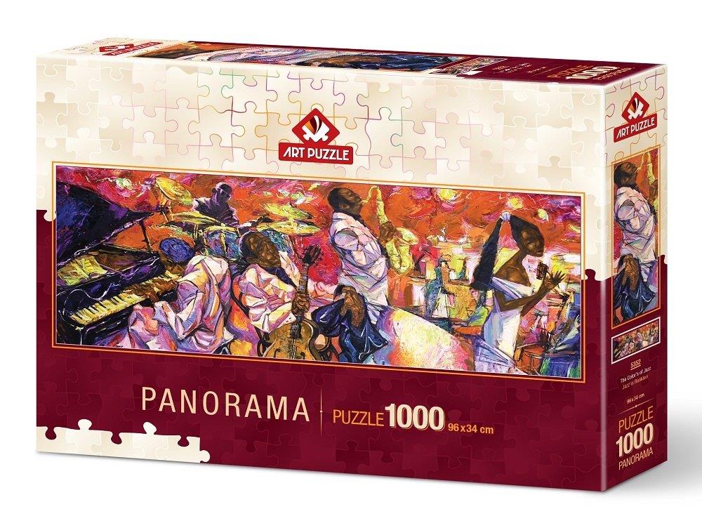 Art Puzzle The Colors of Jazz Panorama Jigsaw Puzzle (1000 Pieces)