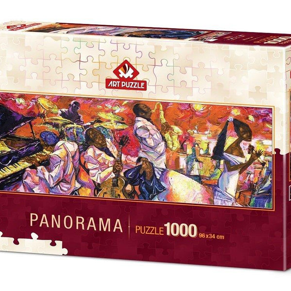 Art Puzzle The Colors of Jazz Panorama Jigsaw Puzzle (1000 Pieces)