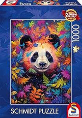 Schmidt Panda Bear in the Rainbow Forest Jigsaw Puzzle (1000 Pieces)