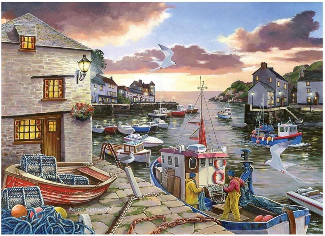 House of Puzzles Harbour Lights Jigsaw Puzzle (250 XL Pieces)