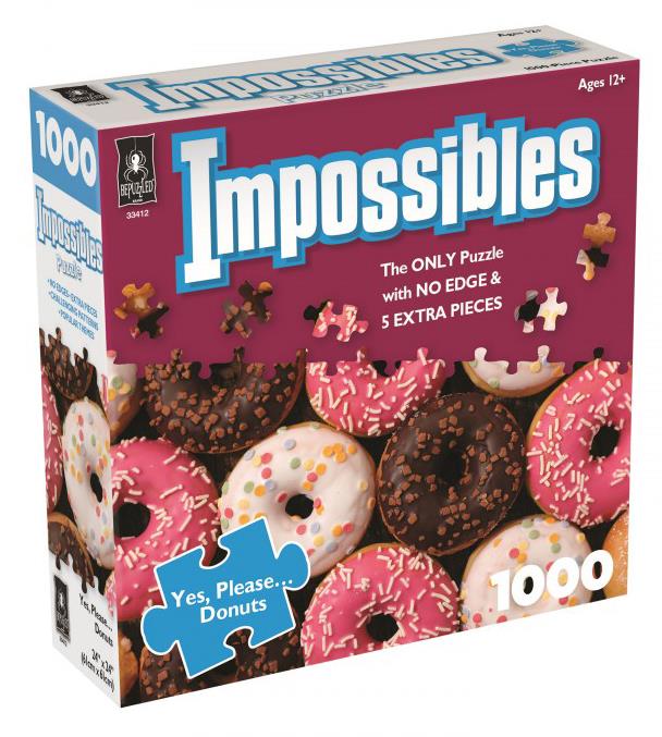 Impossibles Donuts Jigsaw Puzzle (1000 Pieces)