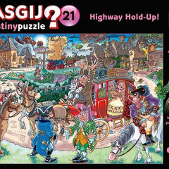 Wasgij Destiny 21 Highway Hold Up! Jigsaw Puzzle (1000 pieces)