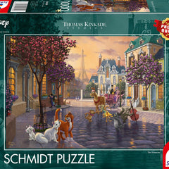 Schmidt Kinkade Disney Aristocats Jigsaw Puzzle (1000 Pieces)