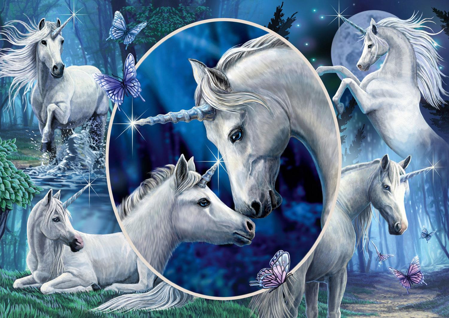 Schmidt Lisa Parker: Mythical Unicorns Jigsaw Puzzle (1000 Pieces)
