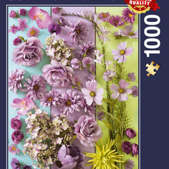 Schmidt Violet Flowers Jigsaw Puzzle (1000 Pieces)