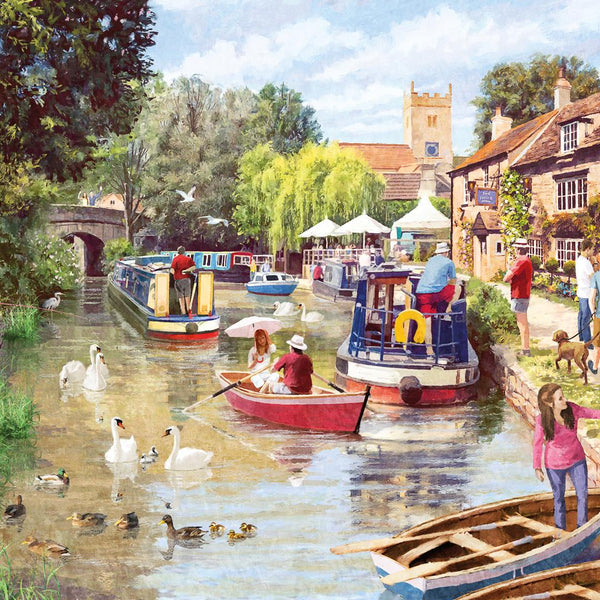 Otter House Canal Walk Jigsaw Puzzle (1000 Pieces)