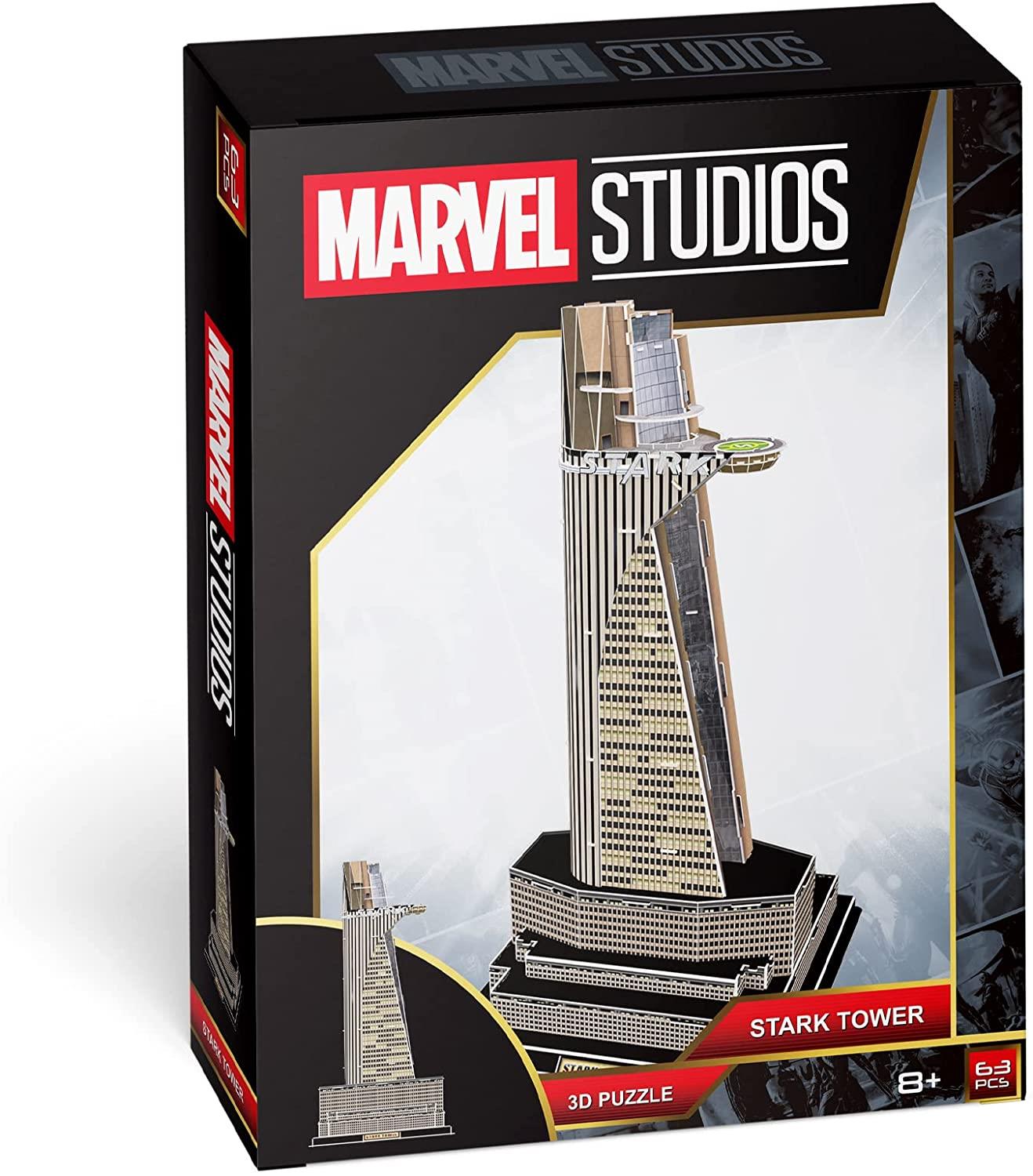 Marvel Studios Stark Tower 3D Model Puzzle
