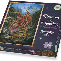 Dragons of the Runering Jigsaw Puzzle (1000 Pieces)