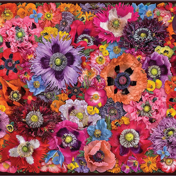 Galison Bees in the Poppies Jigsaw Puzzle (1000 Pieces)