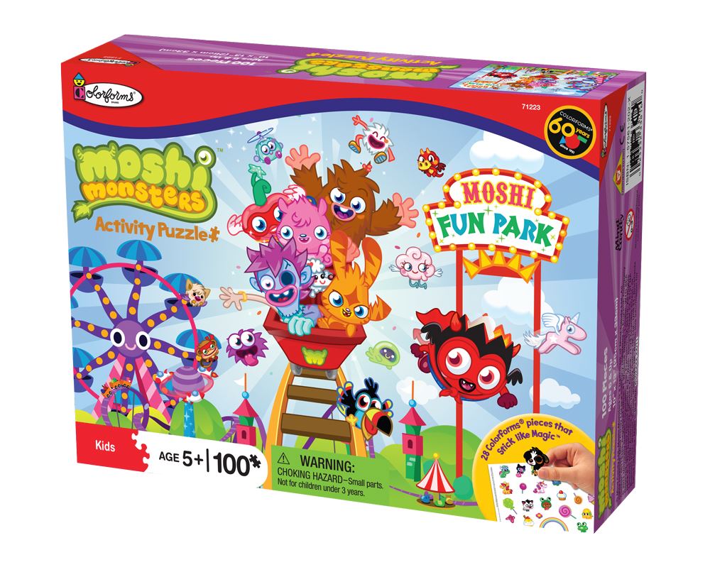 Moshi Monsters Fun Park Jigsaw Puzzle (100 Pieces) – PDK