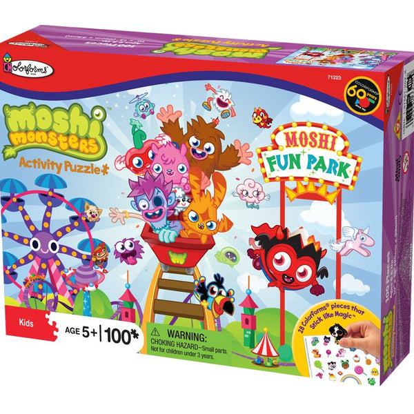 Moshi Monsters Fun Park Jigsaw Puzzle (100 Pieces)