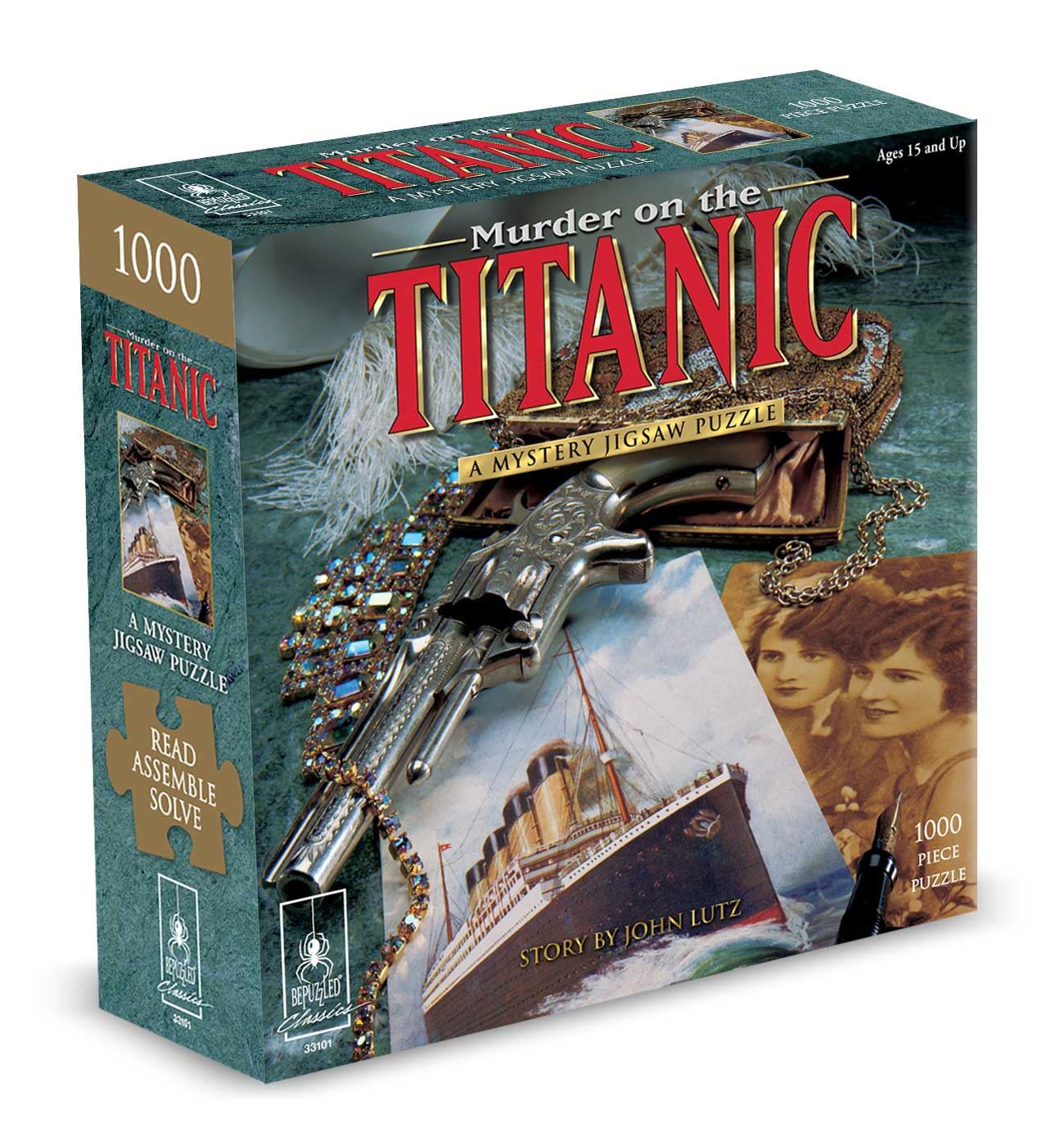 Murder on The Titanic Murder Mystery Jigsaw Puzzle (1000 Pieces)