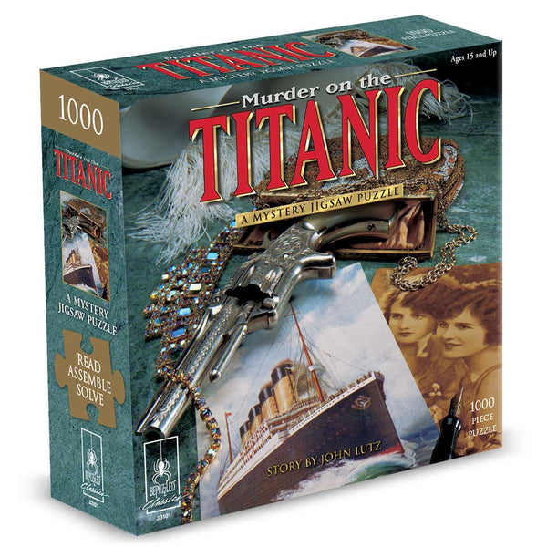 Murder on The Titanic Murder Mystery Jigsaw Puzzle (1000 Pieces)