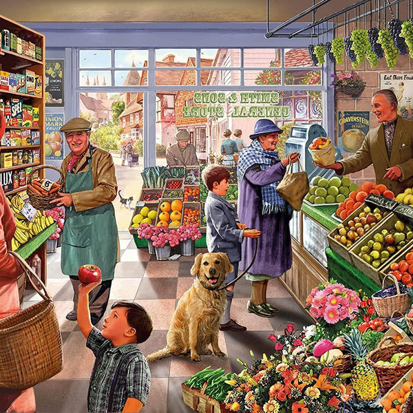 Ye Olde Greengrocer Shoppe, Steve Crisp Jigsaw Puzzle (1000 Pieces)