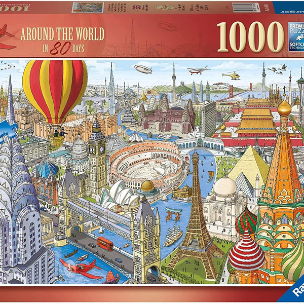 Ravensburger Around the World in 80 Days Jigsaw Puzzle (1000 Pieces)