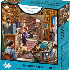 Ye Olde Book Shoppe, Steve Crisp Jigsaw Puzzle (1000 Pieces)