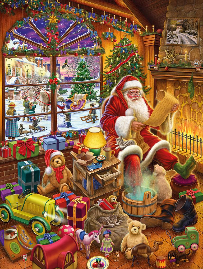 Santa's Christmas List Jigsaw Puzzle (1000 Pieces)