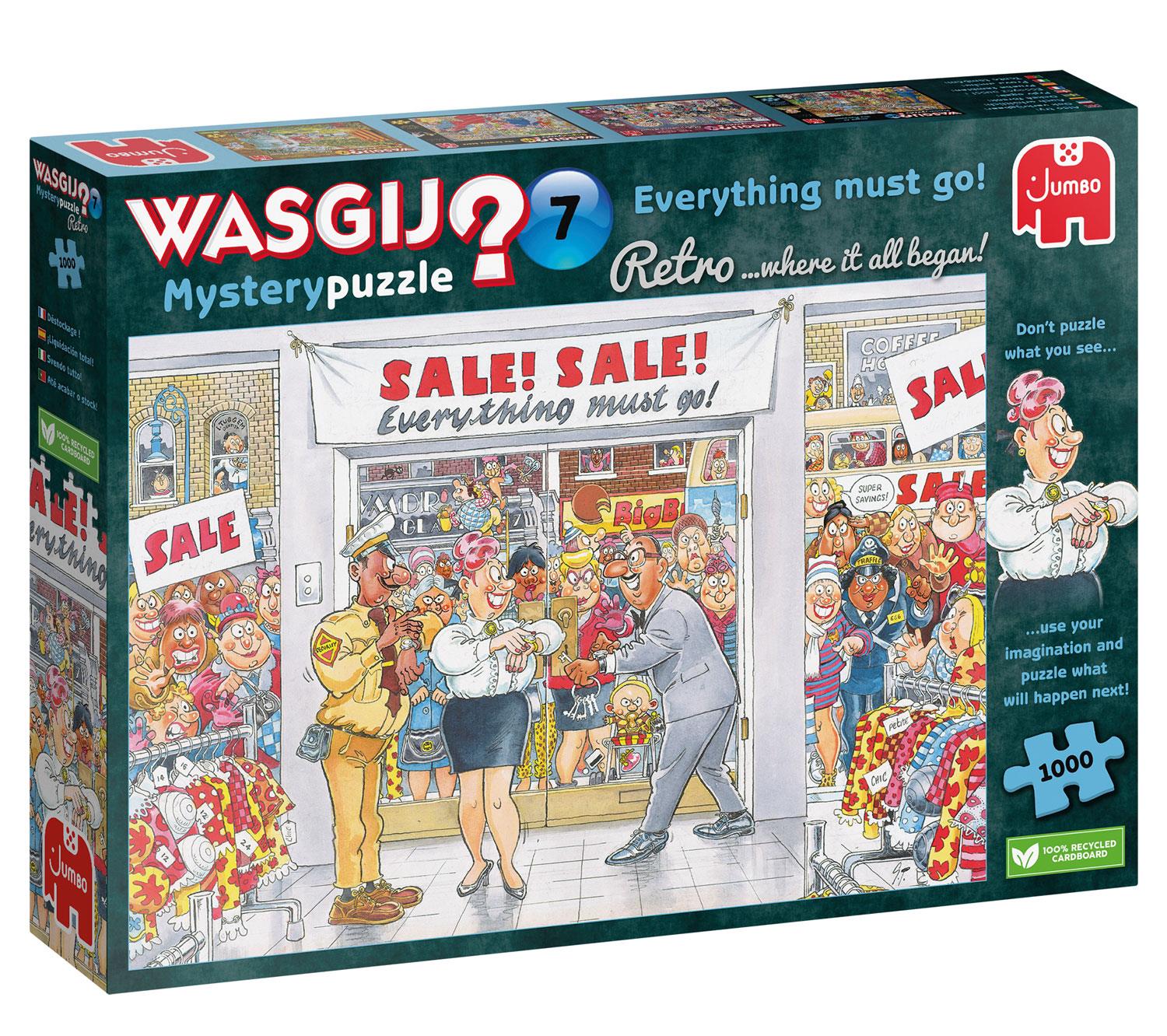 Wasgij Retro Mystery 7 Everything Must Go! Jigsaw Puzzle (1000 Pieces)