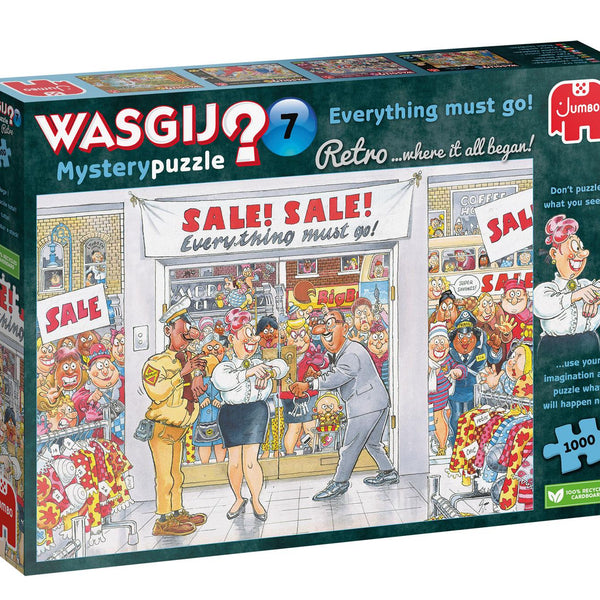 Wasgij Retro Mystery 7 Everything Must Go! Jigsaw Puzzle (1000 Pieces)