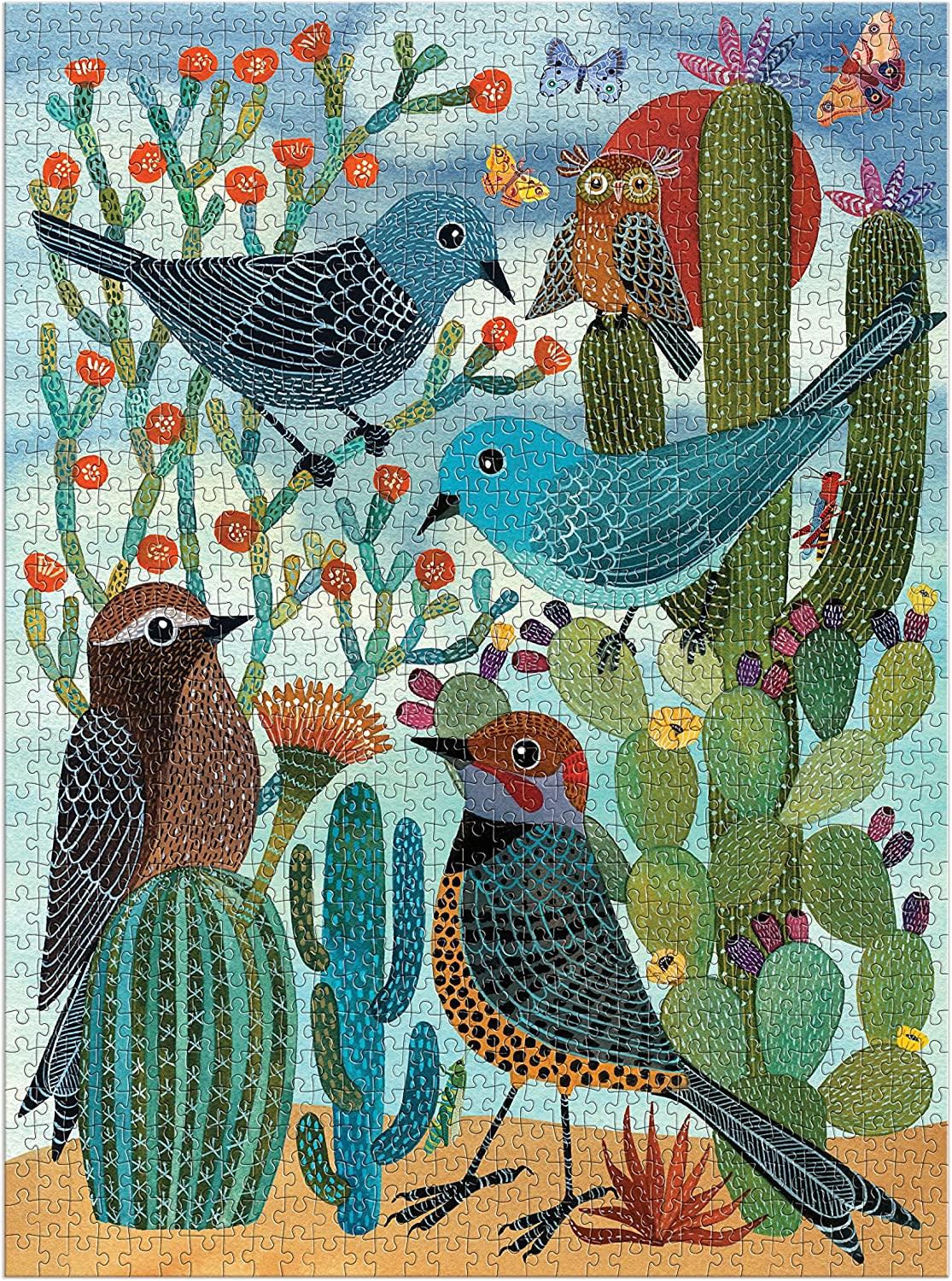 Galison Desert Avian Friends Jigsaw Puzzle (1000 Pieces) – PDK