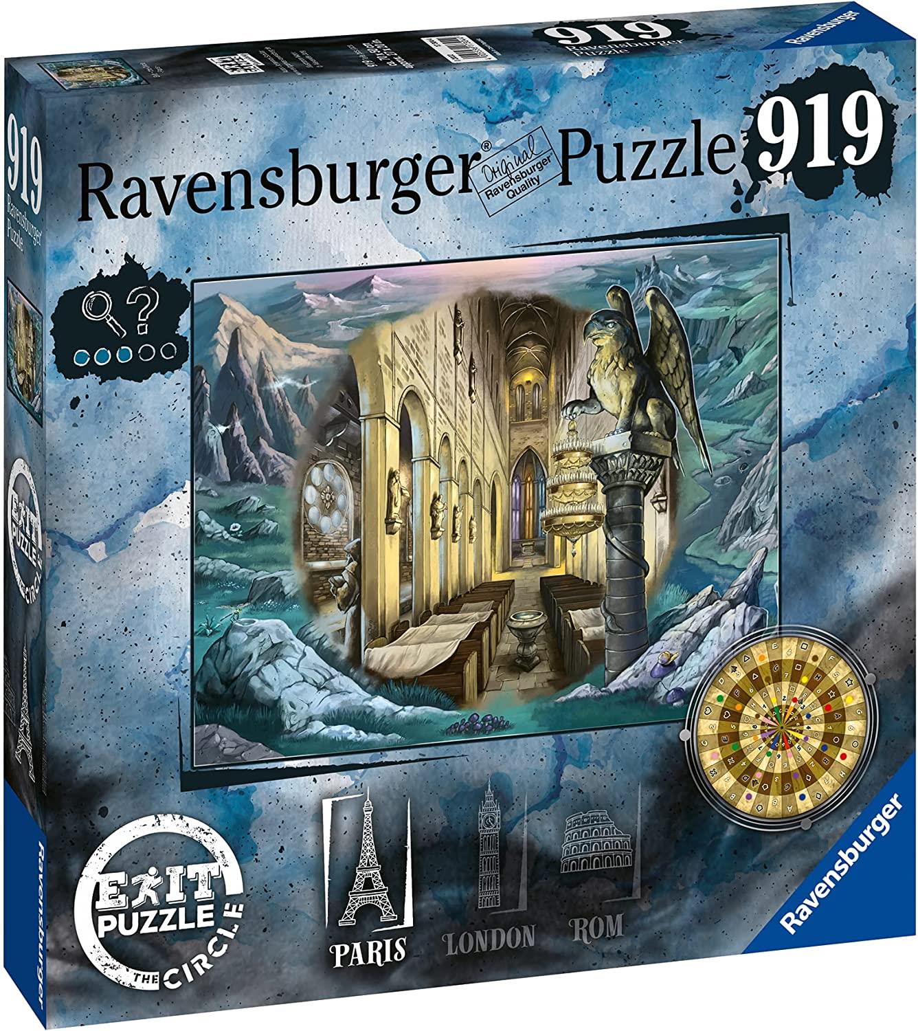Ravensburger Exit the Circle - Paris Circular Jigsaw Puzzle (919 Pieces)