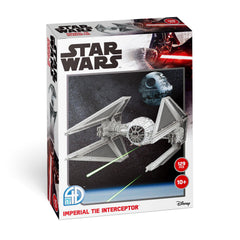 Star Wars Imperial TIE Interceptor 3D Model Puzzle