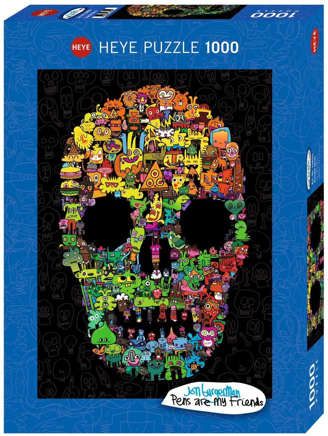 MEDICOM TOY - 4個セット Jigsaw Puzzle SKULLS & FLOWERS パズル 4個セット Jigsaw Puzzle SKULLS & FLOWERS パズル