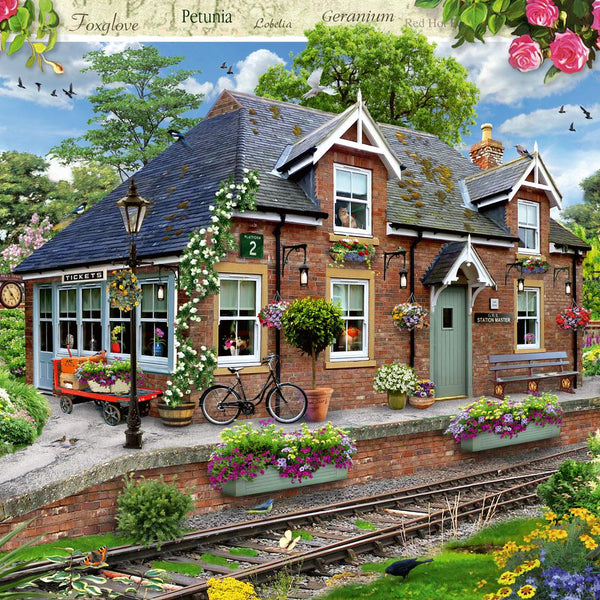 Ravensburger Railway Cottage Jigsaw Puzzle (1000 Pieces)
