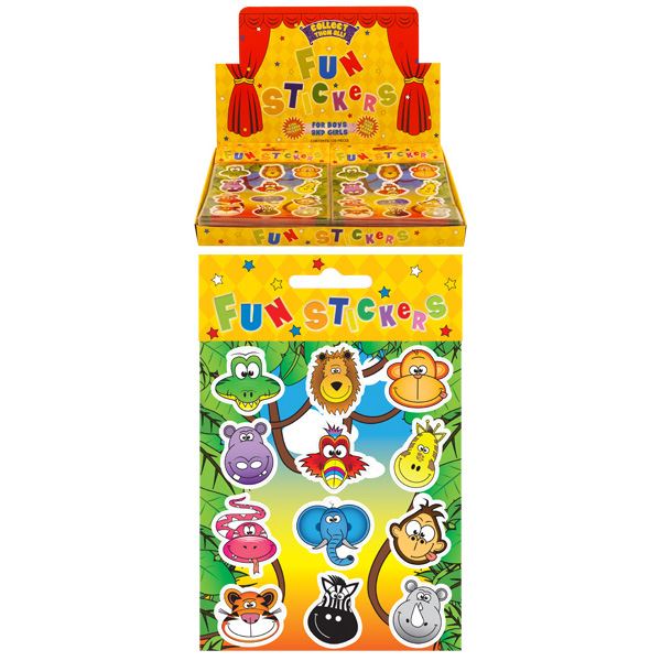 120 Packs of 12 Jungle Stickers