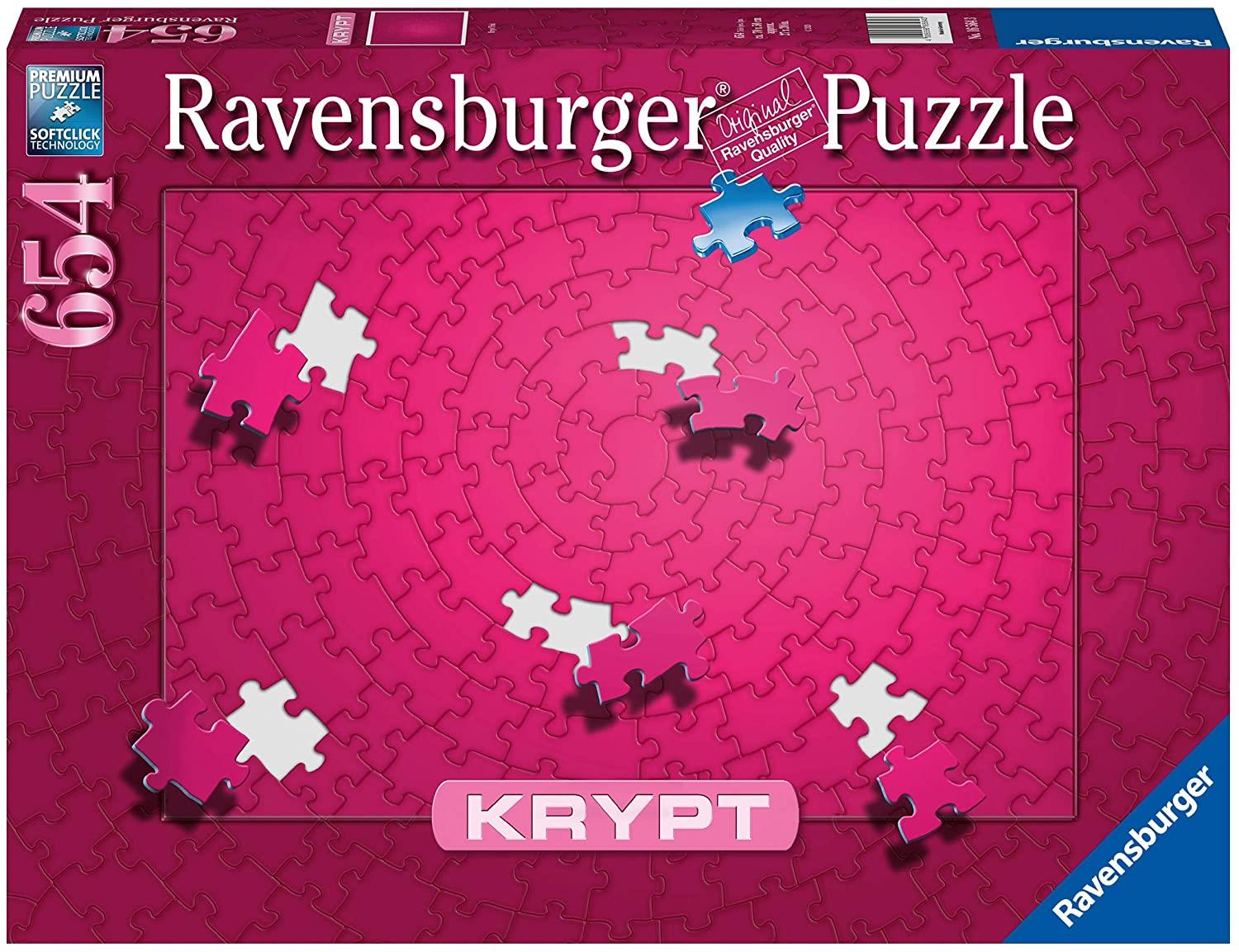 Ravensburger Krypt Pink Jigsaw Puzzle (654 Pieces)