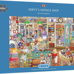 Gibsons Verity's Vintage Shop Jigsaw Puzzle (2000 Pieces)