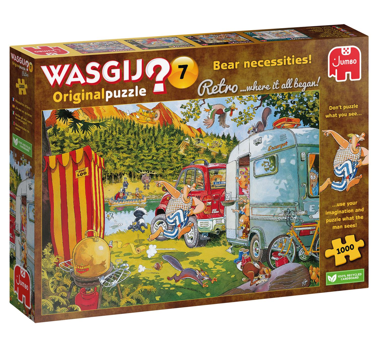 Wasgij Retro Original 7 Bear Necessities! Jigsaw Puzzle (1000 Pieces)