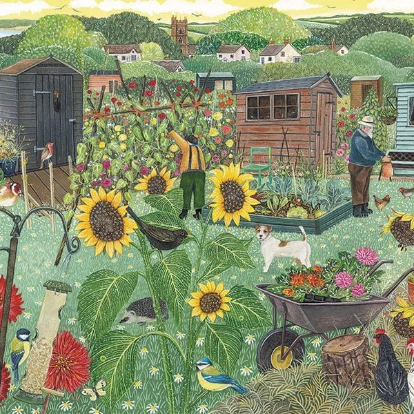 Otter House Up The Allotment Jigsaw Puzzle (1000 Pieces)