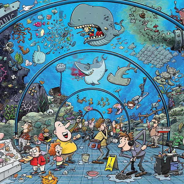 Chaos at the Aquarium - Chaos no. 12 Jigsaw Puzzle (500 Pieces)