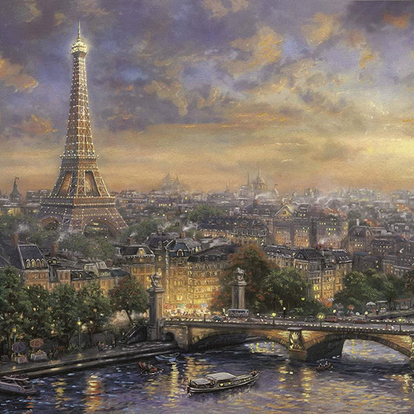 Schmidt Thomas Kinkade: Paris, City of Love Jigsaw Puzzle (1000 Pieces)