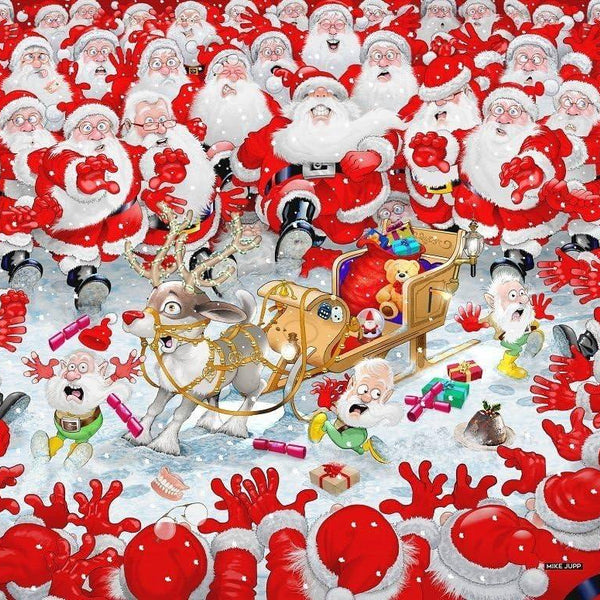 Christmas Scramble, Mike Jupp Jigsaw Puzzle (1000 Pieces)