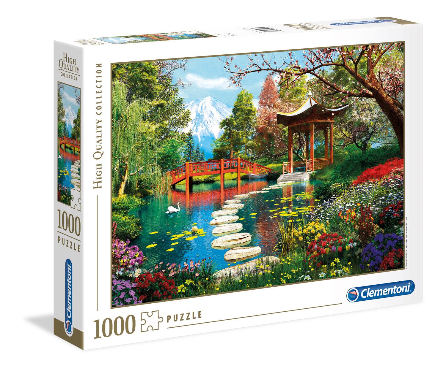 Clementoni Fuji Garden High Quality  Jigsaw Puzzle (1000 Pieces)