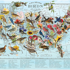 Galison USA State Birds, Wendy Gold  Jigsaw Puzzle (1000 Pieces)