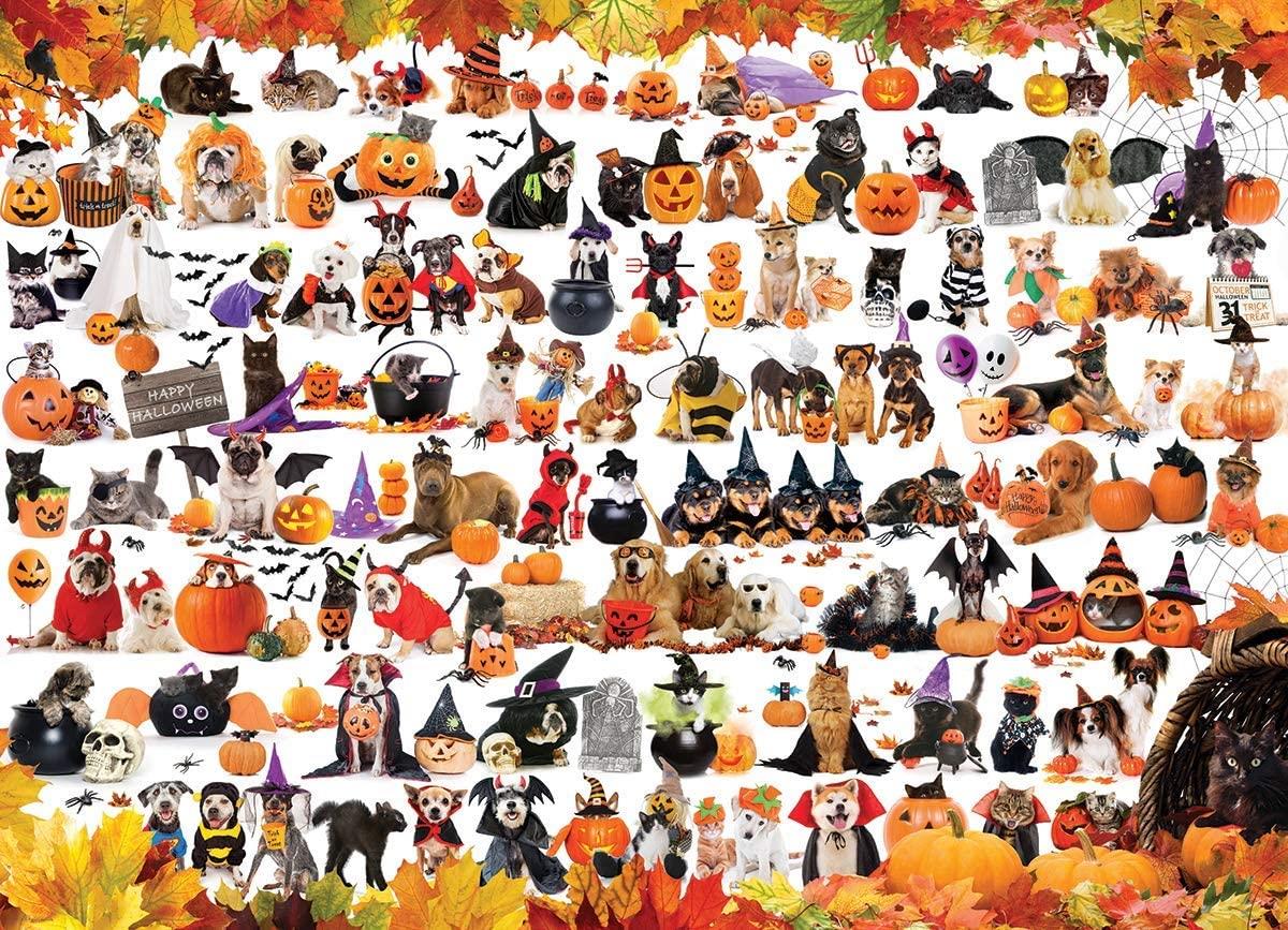 Eurographics Halloween Pets Jigsaw Puzzle (1000 Pieces)