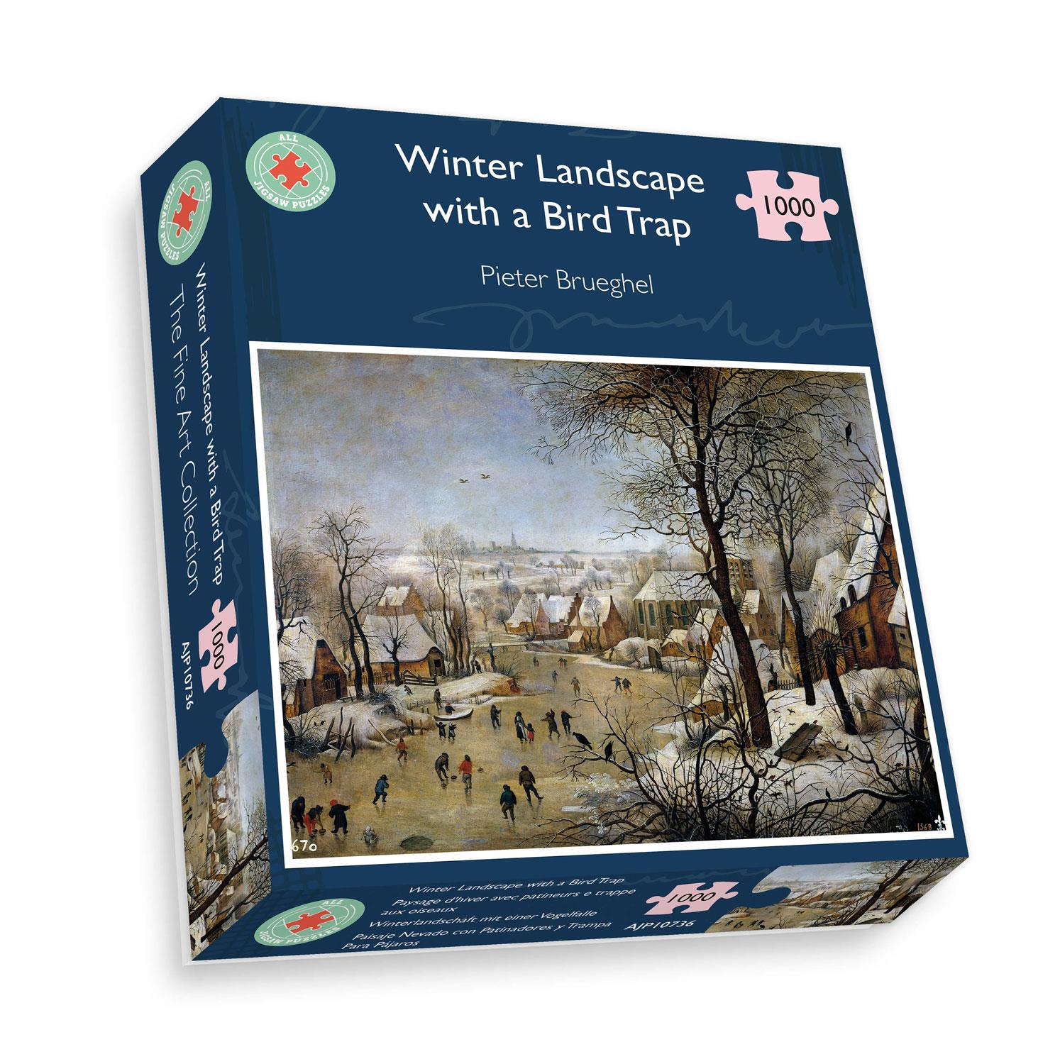 Winter Landscape With A Bird Trap Jigsaw Puzzle (1000 Pieces) – PDK