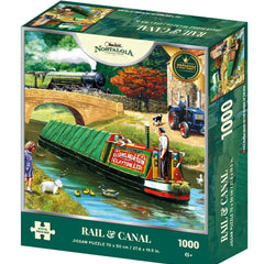 Rail & Canal, Kevin Walsh Jigsaw Puzzle (1000 Pieces)