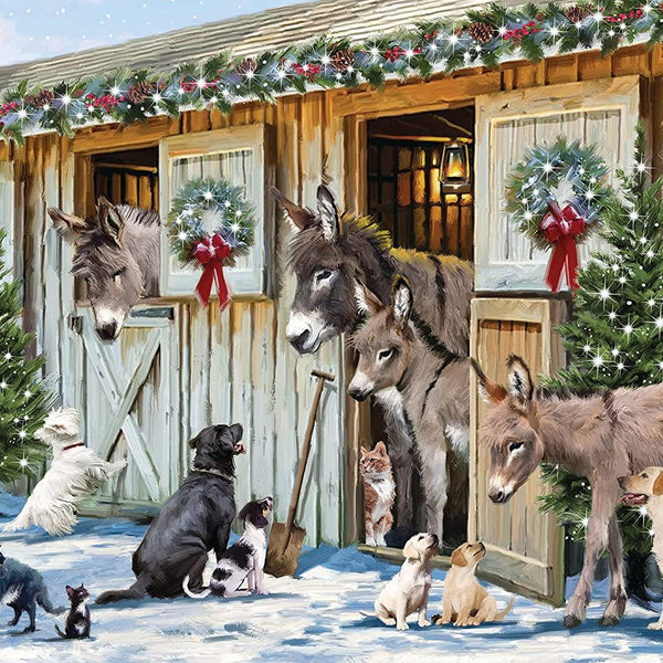 Otter House Festive Stable Friends Jigsaw Puzzle (500 Pieces)