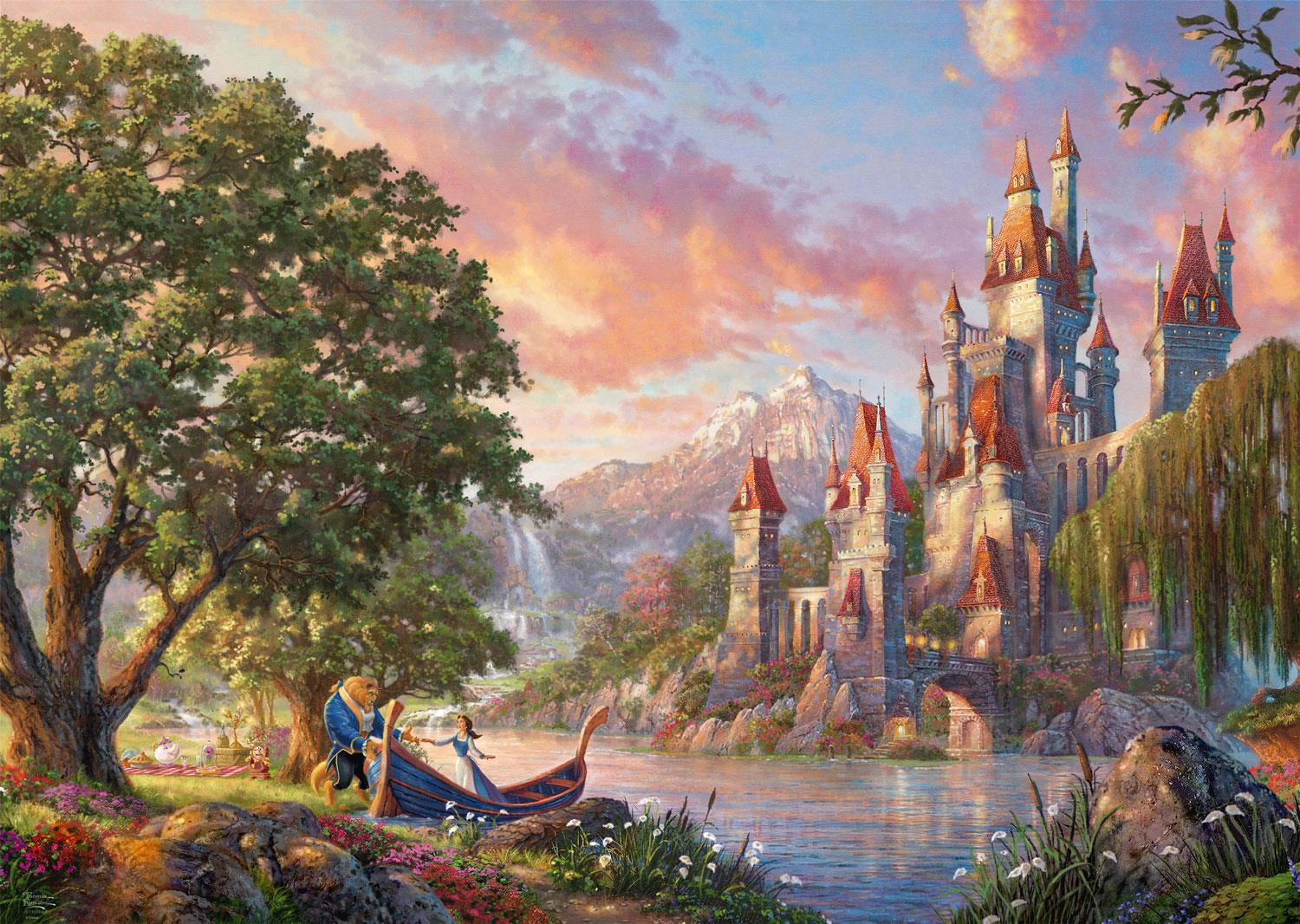 Schmidt Kinkade Disney Belle's Magical World Jigsaw Puzzle (3000 Pieces)