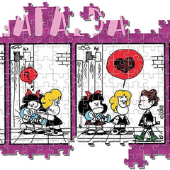 Clementoni Mafalda Panorama Jigsaw Puzzle (1000 Pieces) - DAMAGED