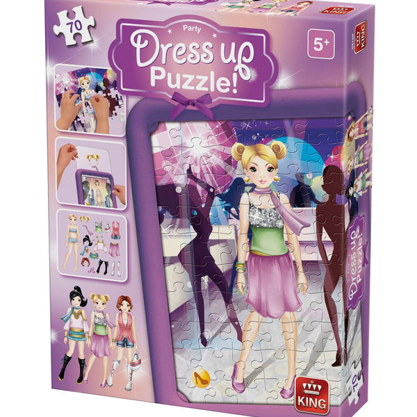 King Dress Up Party Jigsaw Puzzle (70 Pieces)