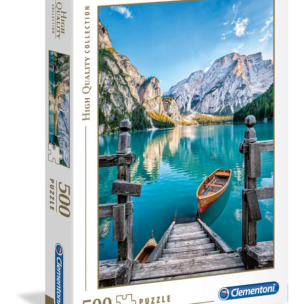 Clementoni Braies Lake High Quality Jigsaw Puzzle (500 Pieces)