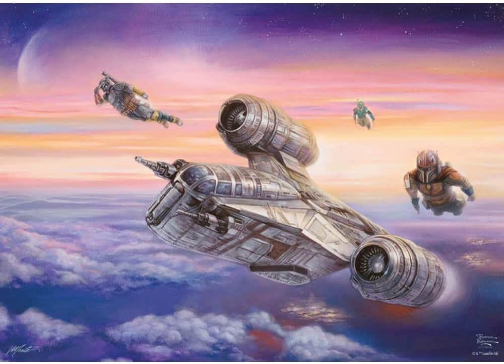 Schmidt Kinkade Star Wars The Mandalorian The Escort Jigsaw Puzzle (1000 Pieces)