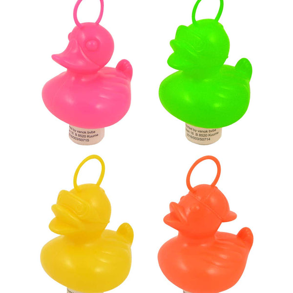 20 Weighted 7cm Plastic Ducks for Hook-a-Duck - Assorted Colours